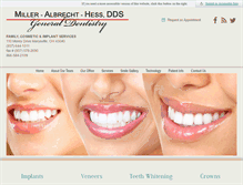 Tablet Screenshot of moreydental.com